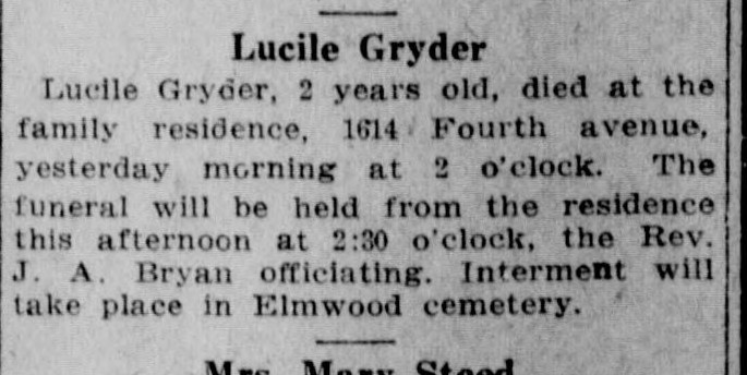 Lucile Gryder obituary